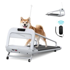 New Quiet Smart Pet Treadmill, Adjustable Speed, Perfect For Small-Medium Dogs (Option: Off White)